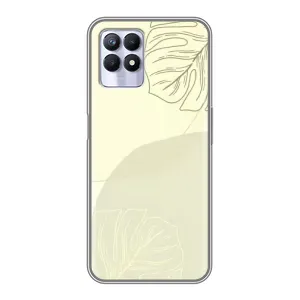 Чохол квітковий дизайн для Realme 8i (Зелений фон)