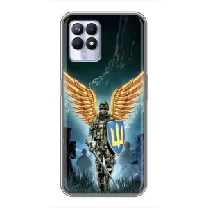 Патриотический Чехол для Realme 8i (ЗСУ з крильями)
