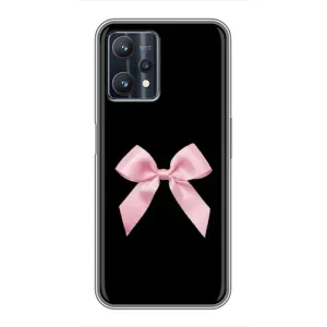 Чехол с рисунком «Бант на черном» для Realme 9 Pro Plus