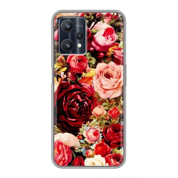 Чехол с рисунком «Букет цветов» для Realme 9 Pro Plus Чехол с рисунком «Букет цветов» для Realme 9 Pro Plus