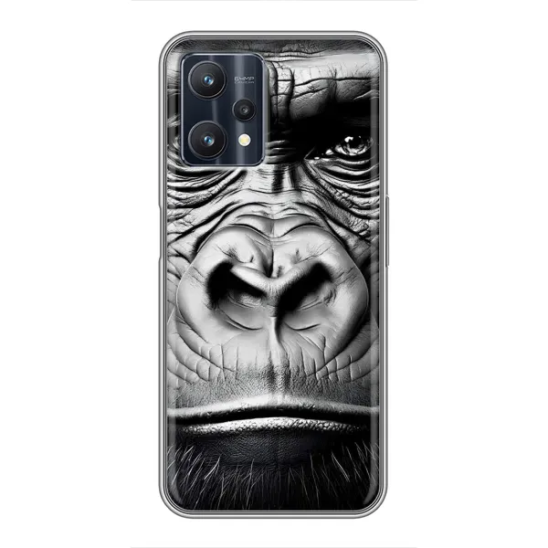 Чехол с рисунком «Черная обезьяна» для Realme 9 Pro Plus Чехол с рисунком «Черная обезьяна» для Realme 9 Pro Plus