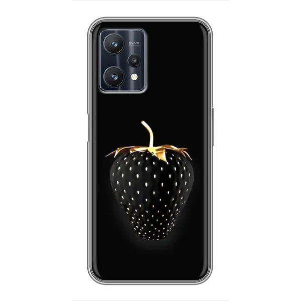 Чехол с рисунком «Чёрная клубника» для Realme 9 Pro Plus
