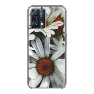 Чехол с ромашками на Realme 9 Pro Plus (Цветы Ромашки)