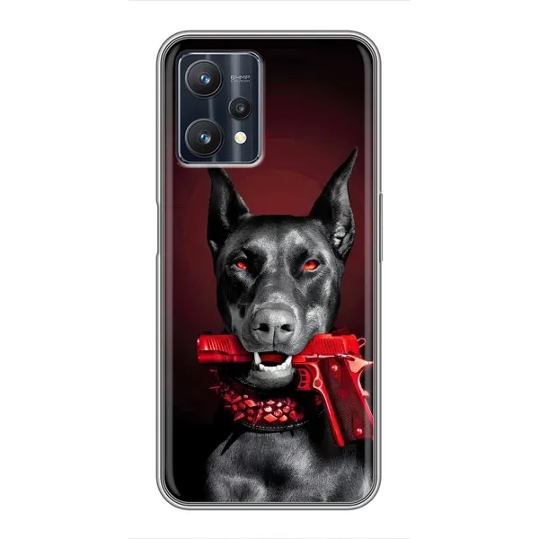 Чехол с рисунком «Доберман злой» для Realme 9 Pro Plus Чехол с рисунком «Доберман злой» для Realme 9 Pro Plus
