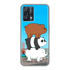 Чохли з Пандами на Realme 9 Pro Plus (Друзі)