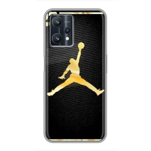 Силіконовый Чохол Nike Air Jordan на Реалмі 9 про плюс (Джордан 23)