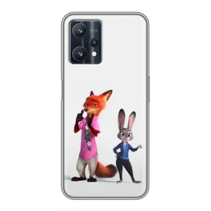 Силіконовий чохол з принтом Зоотрополіс для Realme 9 Pro Plus (Джуді і Нік)