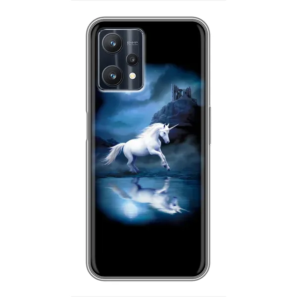 Чехол с рисунком «Единорог» для Realme 9 Pro Plus