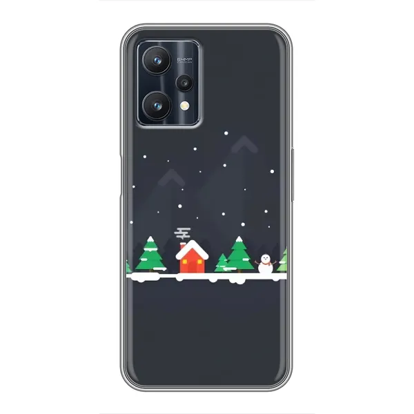 Чехол с рисунком «Город зимний» для Realme 9 Pro Plus Чехол с рисунком «Город зимний» для Realme 9 Pro Plus