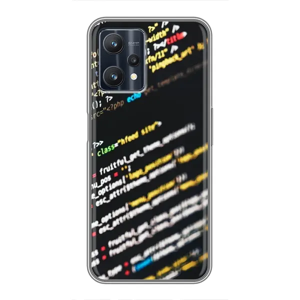 Чехол с рисунком «Код» для Realme 9 Pro Plus Чехол с рисунком «Код» для Realme 9 Pro Plus
