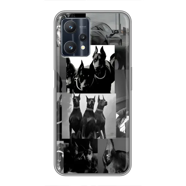 Чехол с рисунком «Коллаж Доберман» для Realme 9 Pro Plus Чехол с рисунком «Коллаж Доберман» для Realme 9 Pro Plus