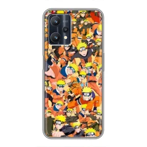 Чехлы с принтом Наруто на Realme 9 Pro Plus (Коллаж Наруто)