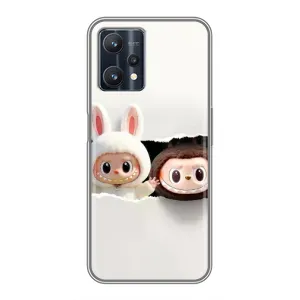 Чохол з принтом Лабубу для Realme 9 Pro Plus (Фігурки Labubu)