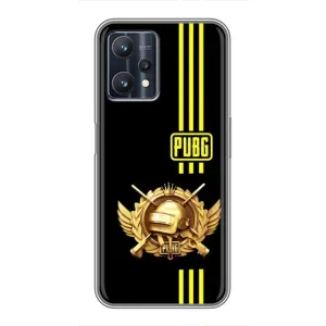 Чехол (TPU) с картинкой "Лого Пабг" на Реалми 9 про плюс (Лого PUPG)
