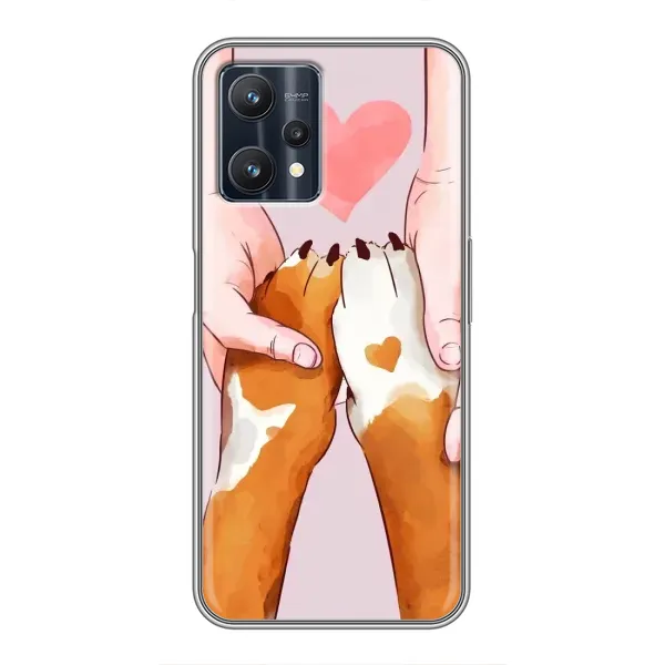 Чехол с рисунком «Любовь к собакам» для Realme 9 Pro Plus Чехол с рисунком «Любовь к собакам» для Realme 9 Pro Plus