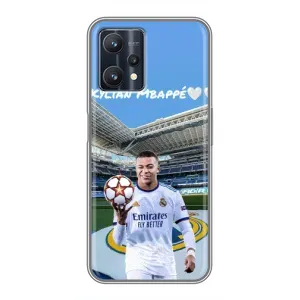 Чехол (TPU) с Футболистом на Realme 9 Pro Plus (Mbappe Real)
