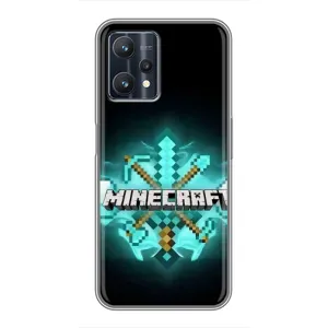 Чехол майнкрафт для Realme 9 Pro Plus (MineCraft 2)