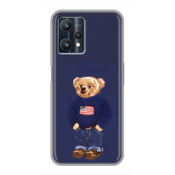Чохол з малюнком «Мішка USA» для Realme 9 Pro Plus Чохол з малюнком «Мішка USA» для Realme 9 Pro Plus
