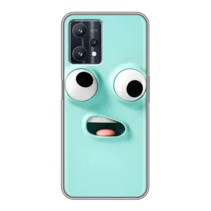 Чохли (ТПУ) (смішні стікери) для Realme 9 Pro Plus (Кумедне м'ятне обличчя)