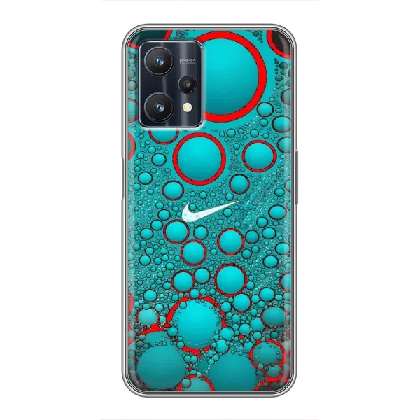Чехол с рисунком «Найк зеленый» для Realme 9 Pro Plus