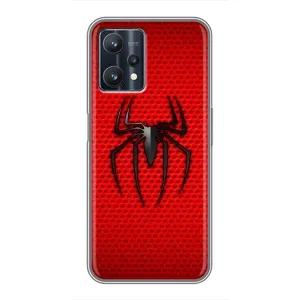 Чехол Супергерой Человека Паука на Realme 9 Pro Plus (Паук марвел)