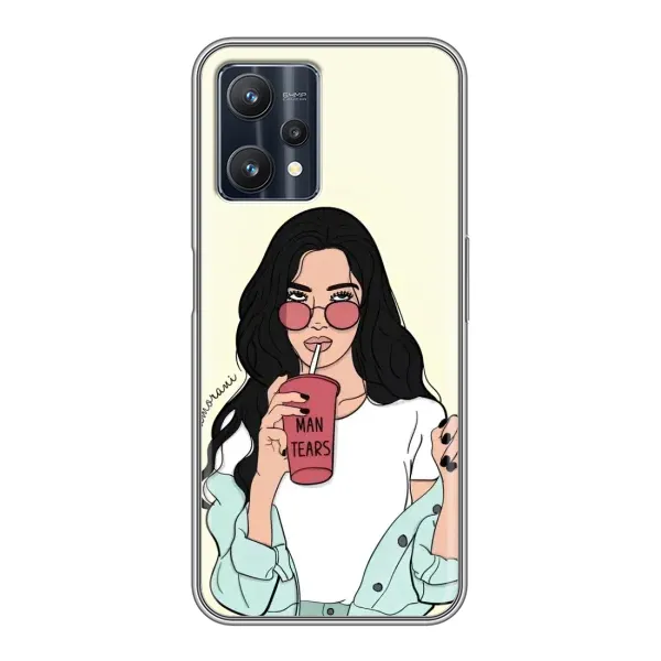 Чехол с рисунком «С напитком» для Realme 9 Pro Plus Чехол с рисунком «С напитком» для Realme 9 Pro Plus