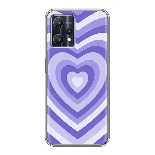 Чехол с рисунком «Сердце фиолет» для Realme 9 Pro Plus Чехол с рисунком «Сердце фиолет» для Realme 9 Pro Plus