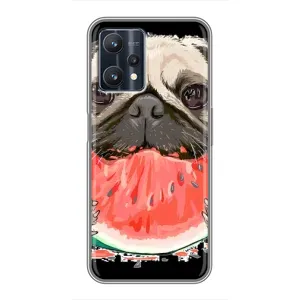 Чохол (ТПУ) Милі песики для Realme 9 Pro Plus (Смішний Мопс)