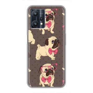 Чохол (ТПУ) Милі песики для Realme 9 Pro Plus (Песик Мопсікі)