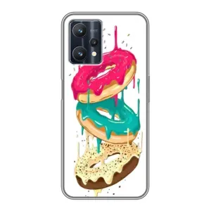 Чохол з зображенням смачної їжі для Realme 9 Pro Plus (Соковиті пончики)