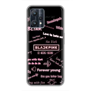 Чехлы с картинкой для Realme 9 Pro Plus (Стиль блэкпинг)