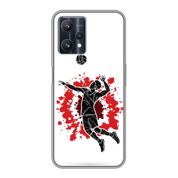 Чехол с рисунком «Волейболист» для Realme 9 Pro Plus Чехол с рисунком «Волейболист» для Realme 9 Pro Plus