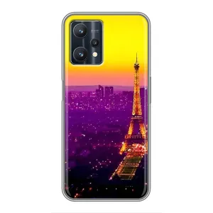 Чехол с Эйфелевой башней на Realme 9 Pro Plus (Яркая башня)