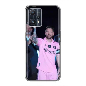 Чохли Лео Мессі в Маямі на Realme 9 Pro Plus (Золотий м'яч Мессі)
