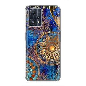 Чехлы со смыслом для Realme 9 Pro Plus (Золотые узоры)