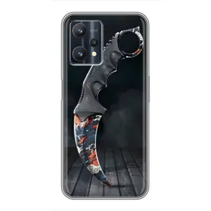 Чехол с рисунком «Кинжал КС ГО» для Realme 9 Pro
