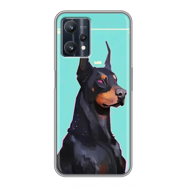 Чохол з малюнком «Король доберман» для Realme 9 Pro Чохол з малюнком «Король доберман» для Realme 9 Pro