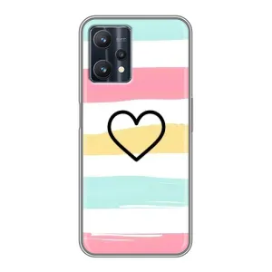 Чехлы с тематикой "Маленькие Сердечки" на Realme 9 Pro (Красивое сердечко)