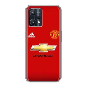 Силиконовые Чехлы принт Футбол на Realme 9 Pro (Man United)