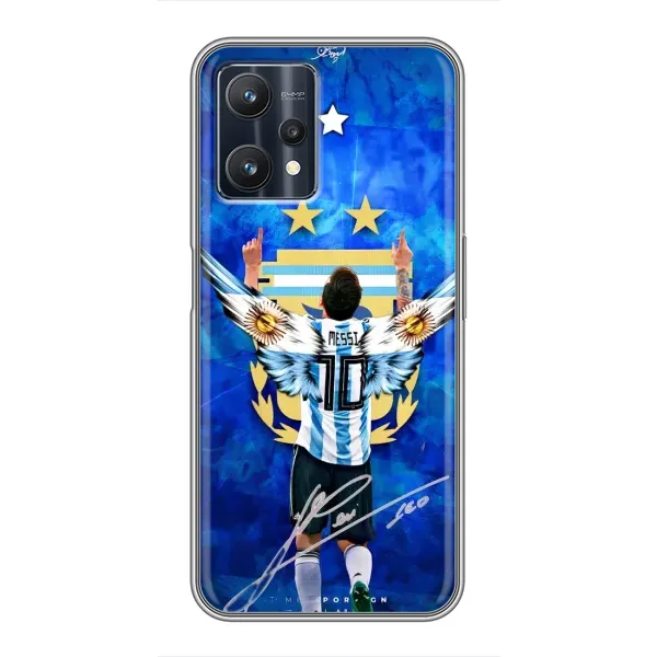 Чехол с рисунком «Месси Аргентина» для Realme 9 Pro