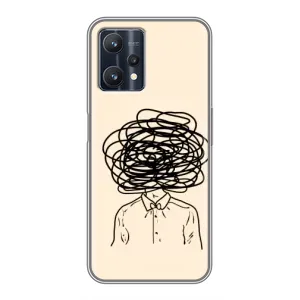 Чехол с рисунком «Мысли» для Realme 9 Pro