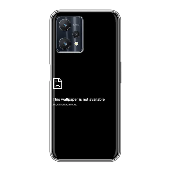 Чехол с рисунком «Ошибка» для Realme 9 Pro Чехол с рисунком «Ошибка» для Realme 9 Pro