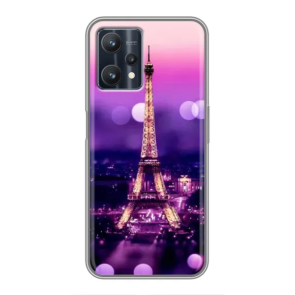 Чехол с рисунком «Париж башня» для Realme 9 Pro Чехол с рисунком «Париж башня» для Realme 9 Pro