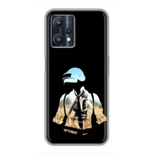 Силиконовый чехол с картинкой "Герой Pubg" на Realme 9 Pro (Пубг мен)