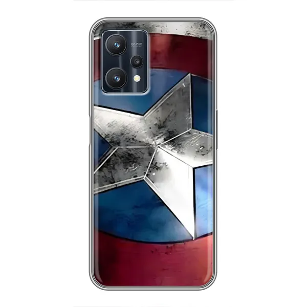 Чехол с рисунком «Щит Капитана Америки» для Realme 9 Pro Чехол с рисунком «Щит Капитана Америки» для Realme 9 Pro