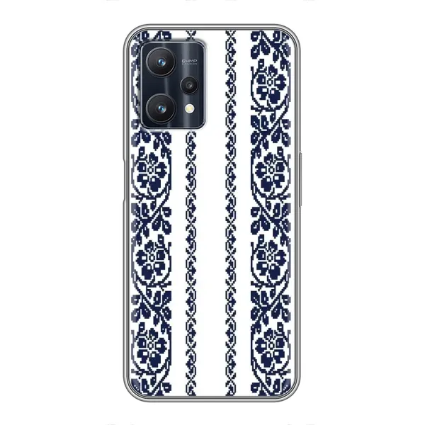 Чехол с рисунком «Синяя вышиванка» для Realme 9 Pro Чехол с рисунком «Синяя вышиванка» для Realme 9 Pro