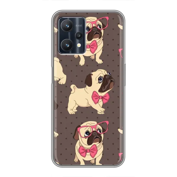Чехол с рисунком «Собачки Мопсики» для Realme 9 Pro Чехол с рисунком «Собачки Мопсики» для Realme 9 Pro