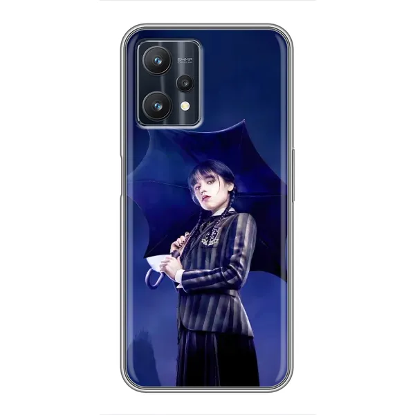 Чехол с рисунком «Уэнсдей с зонтом» для Realme 9 Pro Чехол с рисунком «Уэнсдей с зонтом» для Realme 9 Pro