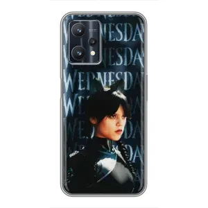 Чехлы с принтом Уэнсдей на Realme 9 Pro (Уэнздей с ушками)