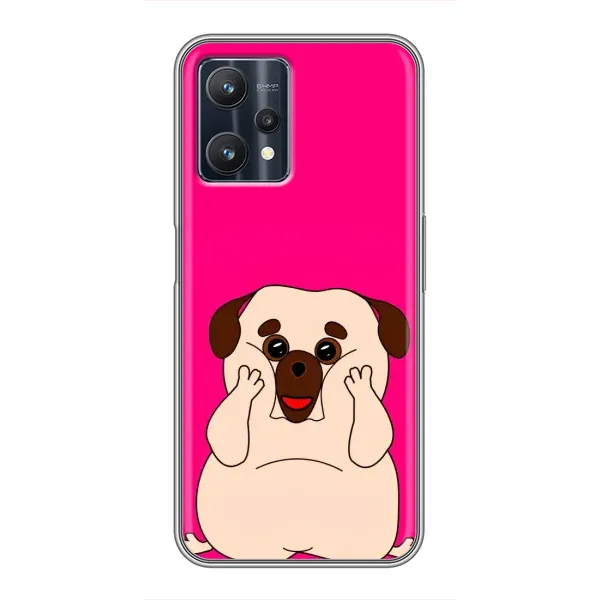 Чехол с рисунком «Веселый Мопсик» для Realme 9 Pro Чехол с рисунком «Веселый Мопсик» для Realme 9 Pro